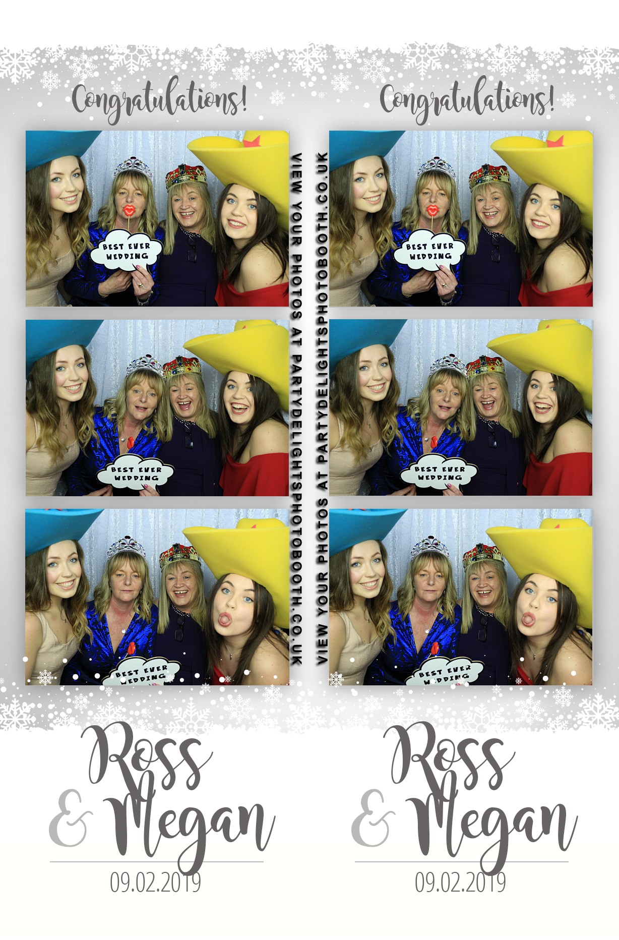 Ross and Megan’s Wedding - Prints | View more photos from the event at gallery.partydelightsphotobooth.co.uk/u/PartyDelightsPhotoBooth/Ross-and-Megan’s-Wedding-Prints